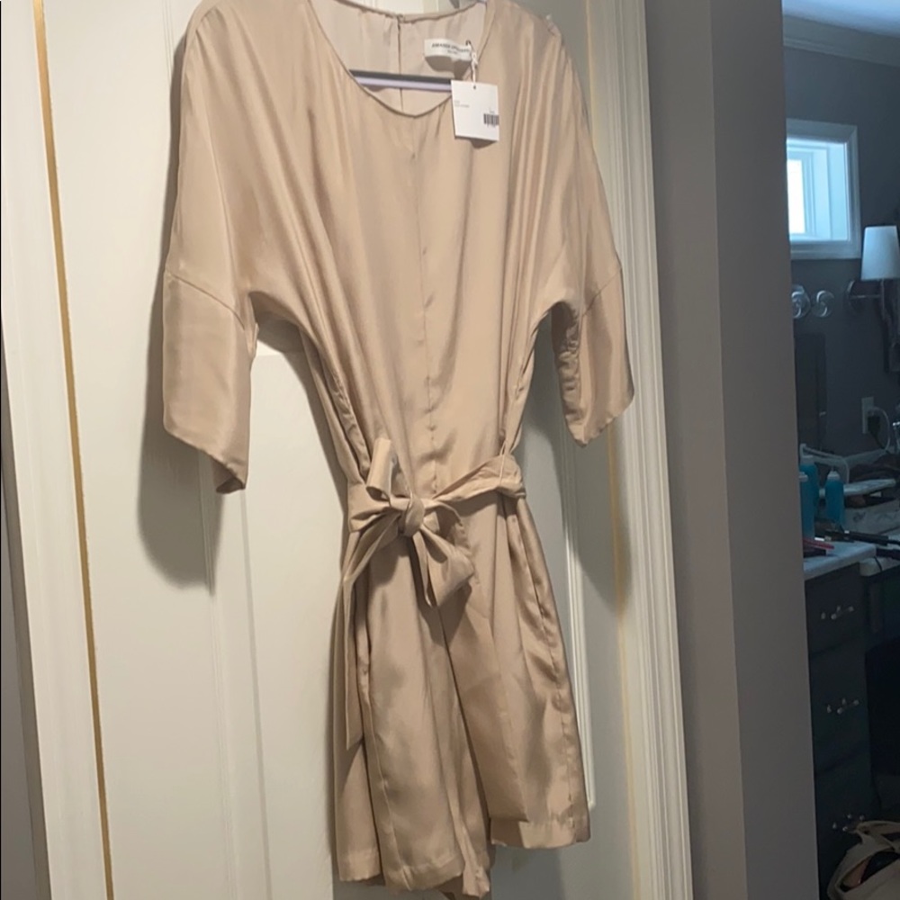 Amanda Uprichard Finch SILK Romper NWT in Bone
